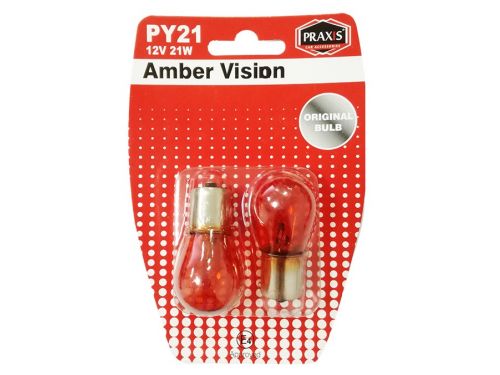 Сијалица жмигавец жолта 12V 21W блис.