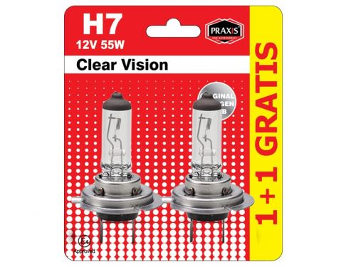 Сијалица халогена H7 12V-55W 1+1 ГРАТИС