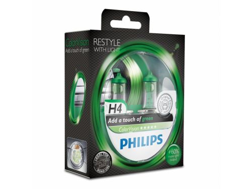 PHILIPS H4 колор висион греен