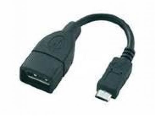 Кабел 5 пин MS MSI USB A (М)-B (Ж) MICRO 10CM
