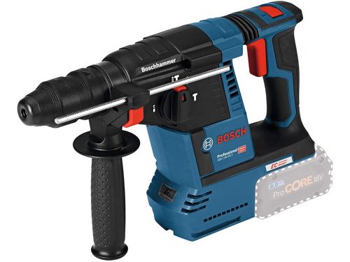 BOSCH PROFESSIONAL GBH 18 V-26 F батериска дупчалка/чекан, без батерии и полнач + стезна глава