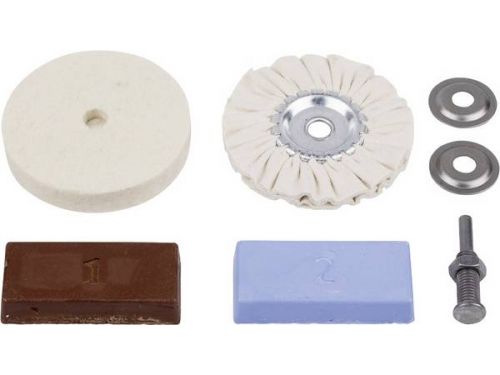 WOLFCRAFT сет за полирање полупрофи